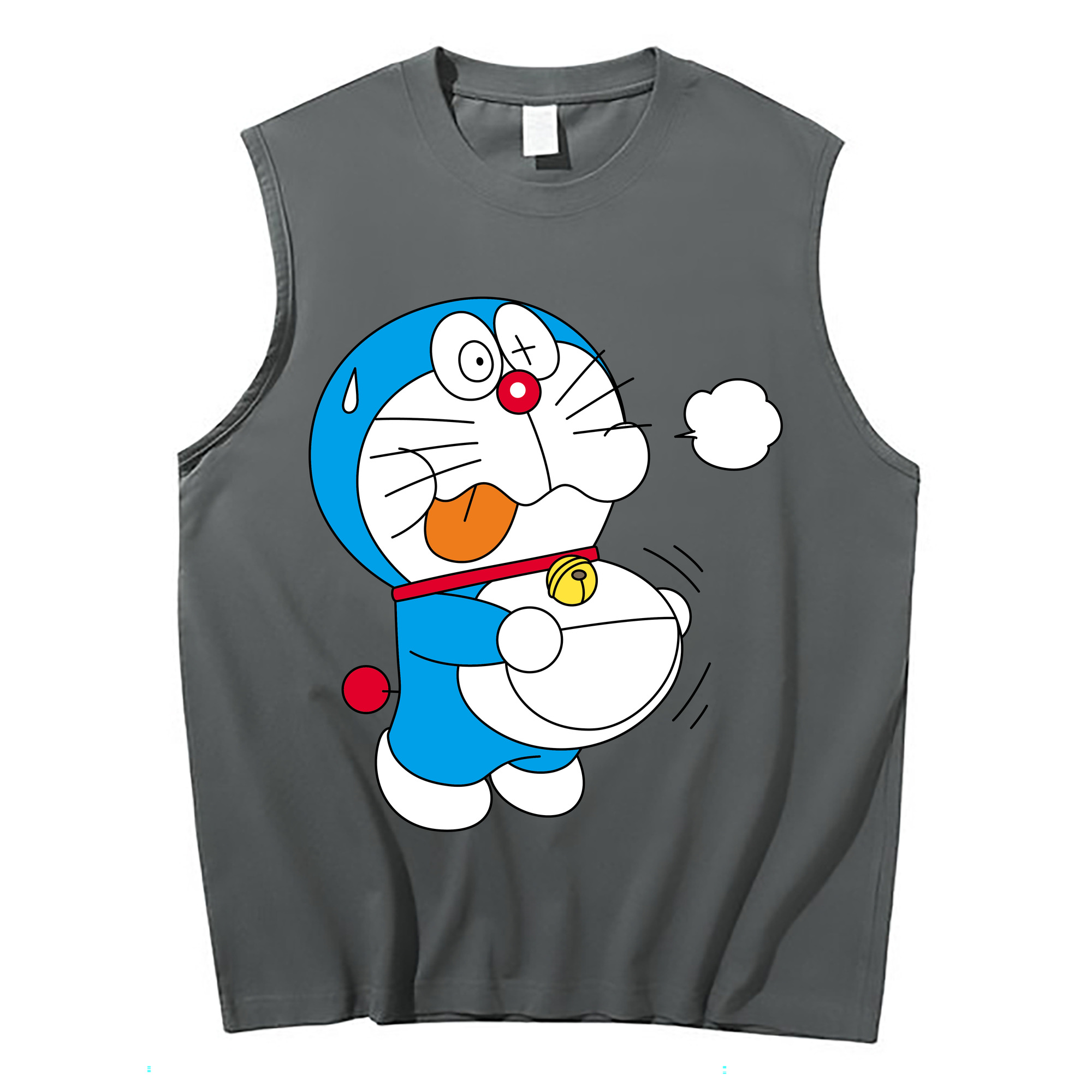 （画像用） ドラえもん Doraemon コットン100％タンクトップ（フロントプリント）